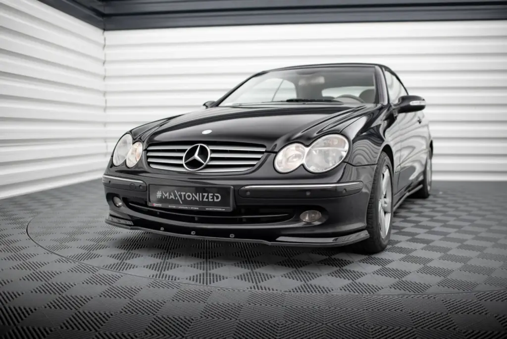 Front Splitter V.1 compatible with Mercedes CLK W 209 fits the standard version