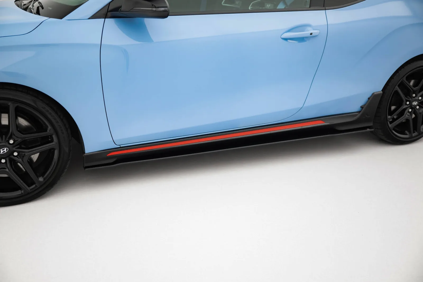 Side Skirts Diffusers Street Pro compatible with Hyundai Veloster N Mk2