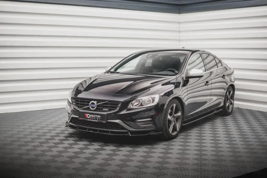 Front Splitter V.1 compatible with Volvo S60 R-Design Mk2 Facelift