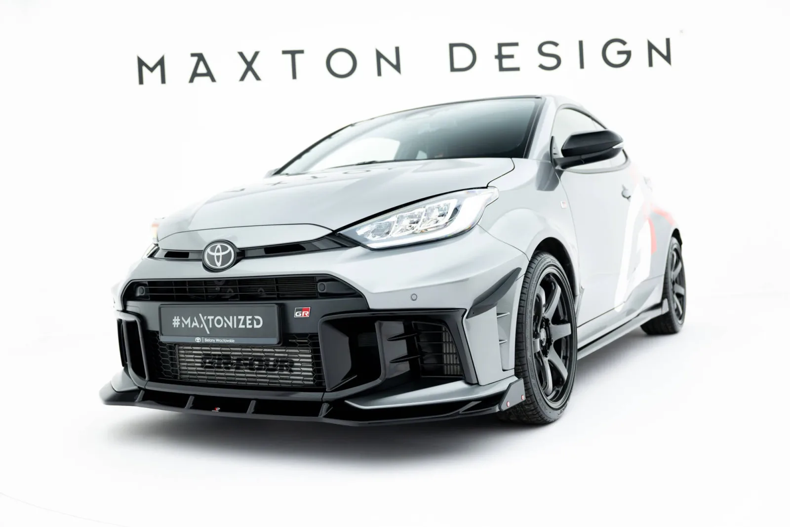Front Splitter + Flaps compatible with Toyota GR Yaris Mk4 Facelift