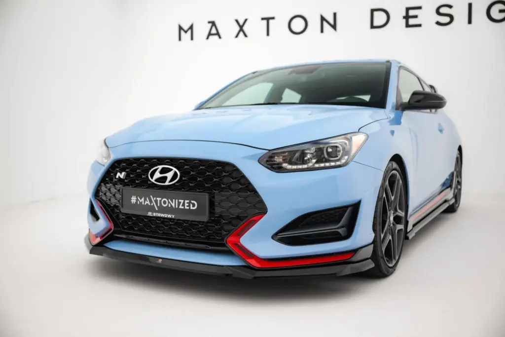 Front Splitter V.1 compatible with Hyundai Veloster N Mk2