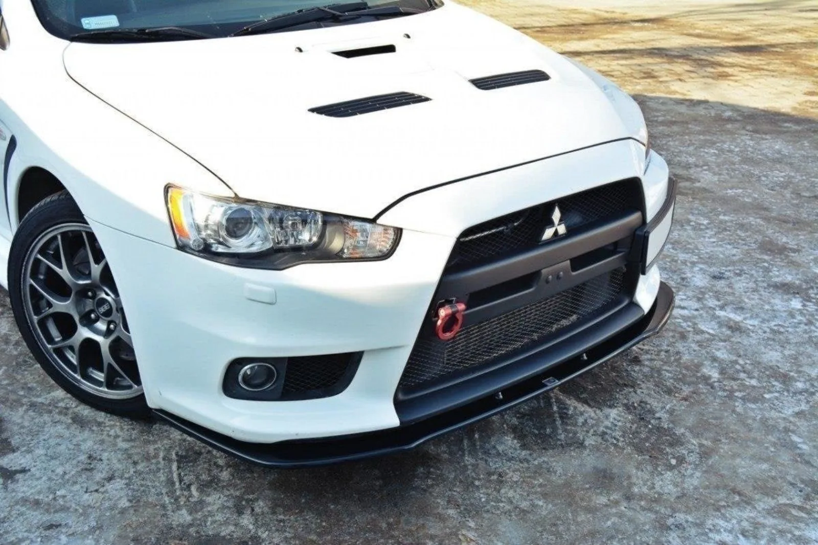 Front Splitter compatible with Mitsubishi Lancer Evo X V.1