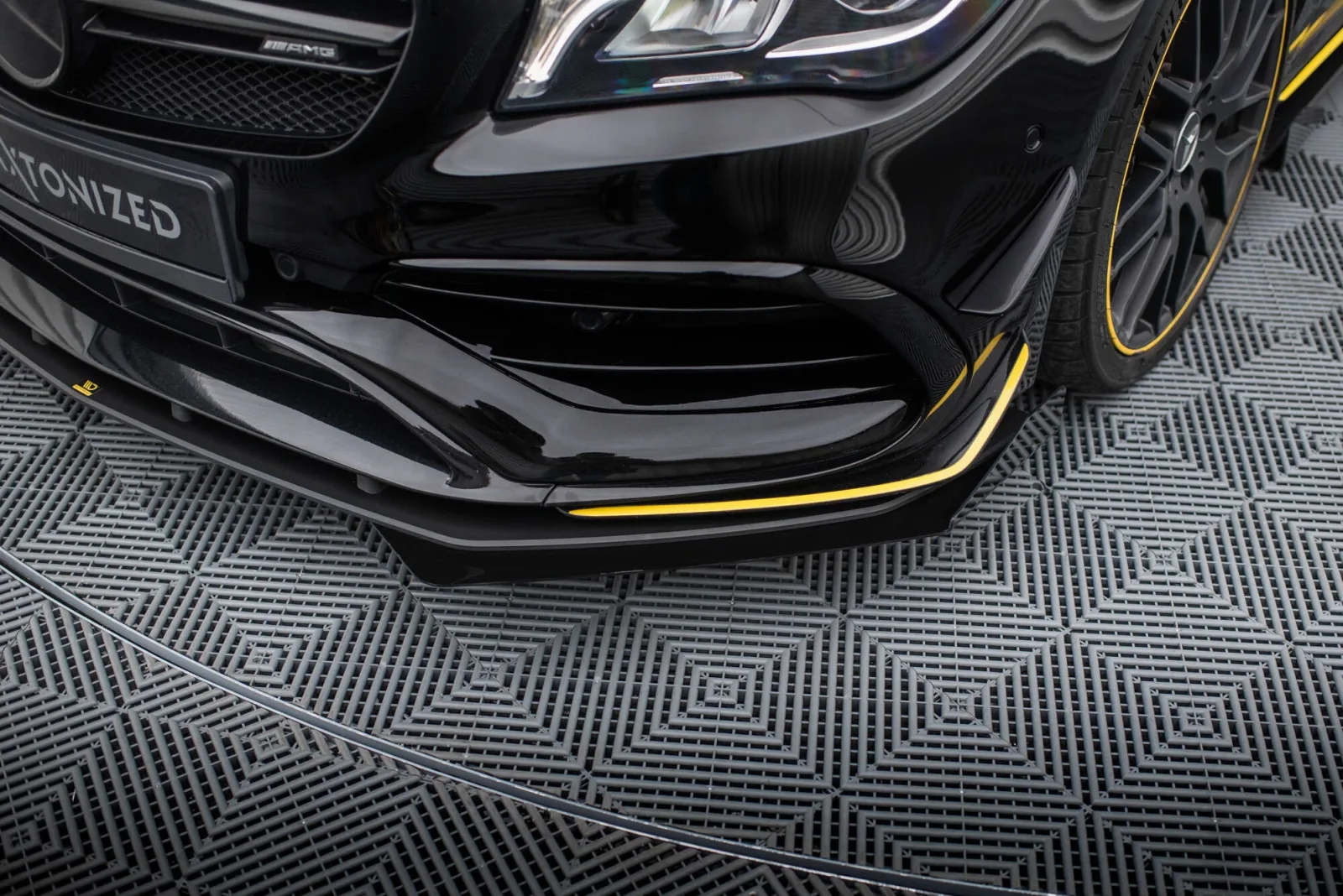 Front Flaps compatible with Mercedes-AMG CLA 45 Aero C117 Facelift