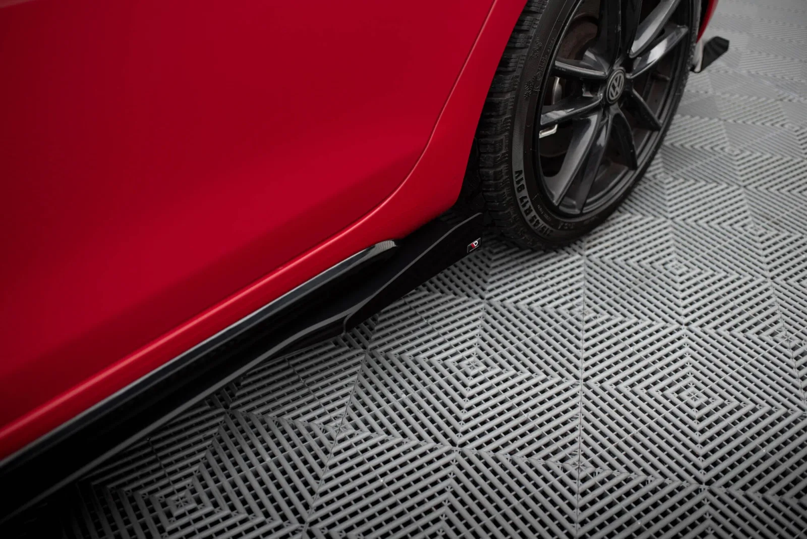 Side Skirts Diffusers Street Pro + Flaps compatible with Volkswagen Golf GTI MK6