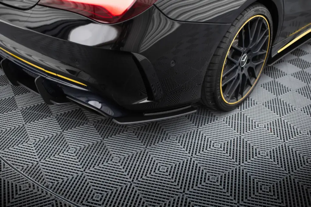 Rear Side Splitters Street Pro compatible with Mercedes-AMG CLA 45 C117 Facelift