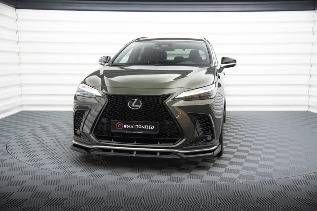 Front Splitter V.2 compatible with Lexus NX F-Sport Mk2