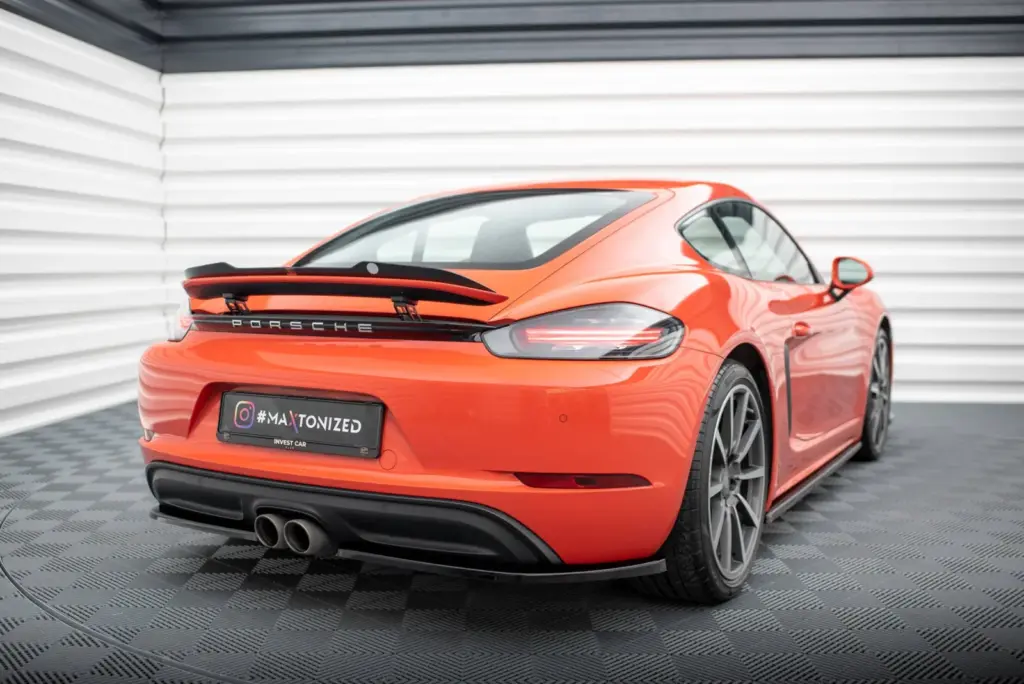Rear Side Splitters compatible with Porsche 718 Cayman 982c