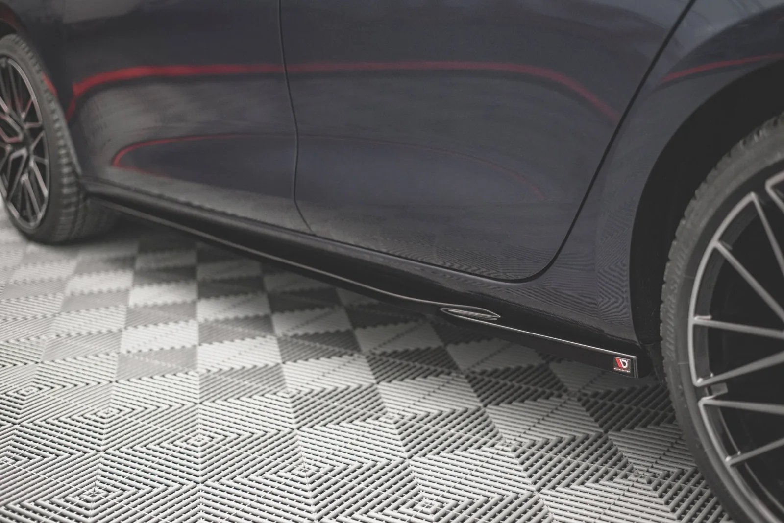 Side Skirts Diffusers V.1 compatible with Seat Leon FR ST / Hatchback Mk4 / Cupra Leon ST / Hatchback Mk1 / Mk1 Facelift
