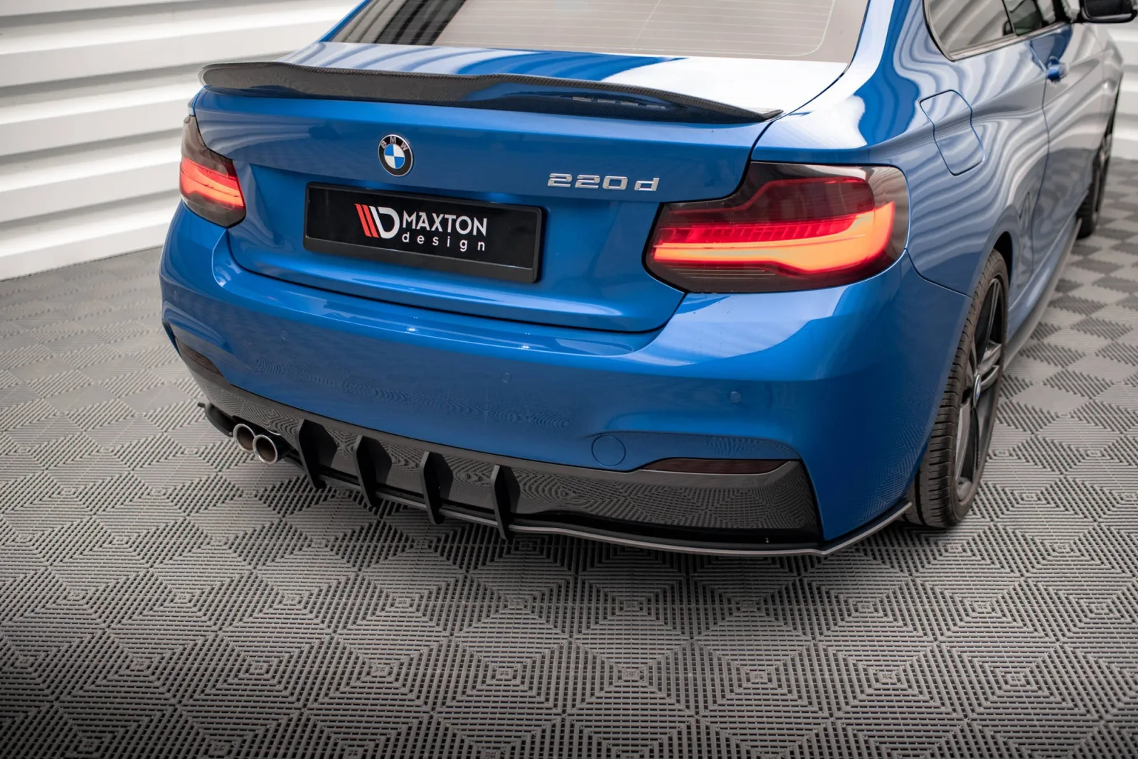 Rear Diffuser Street Pro compatible with BMW 2 M-Pack F22