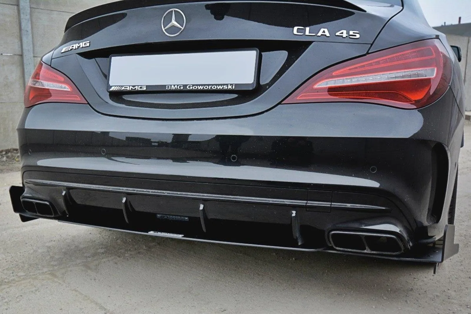Rear Diffuser V.3 compatible with Mercedes CLA A45 AMG C117 Facelift