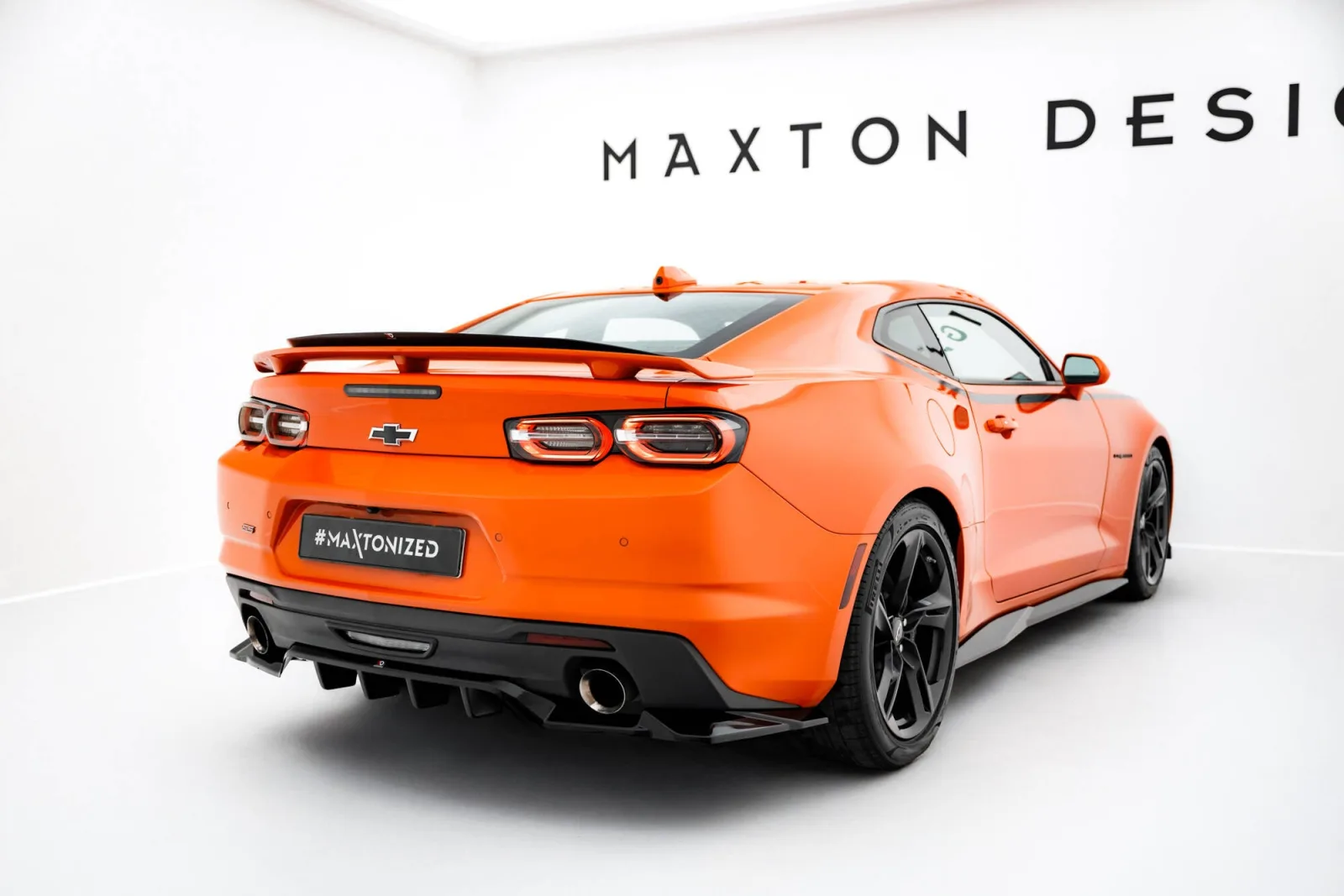 Rear Splitter (With Diffuser) compatible with Chevrolet Camaro SS Mk6 Facelift