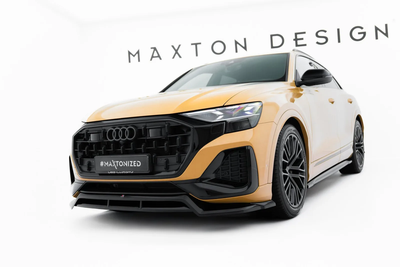 Front Splitter compatible with Audi Q8 Mk1 Facelift