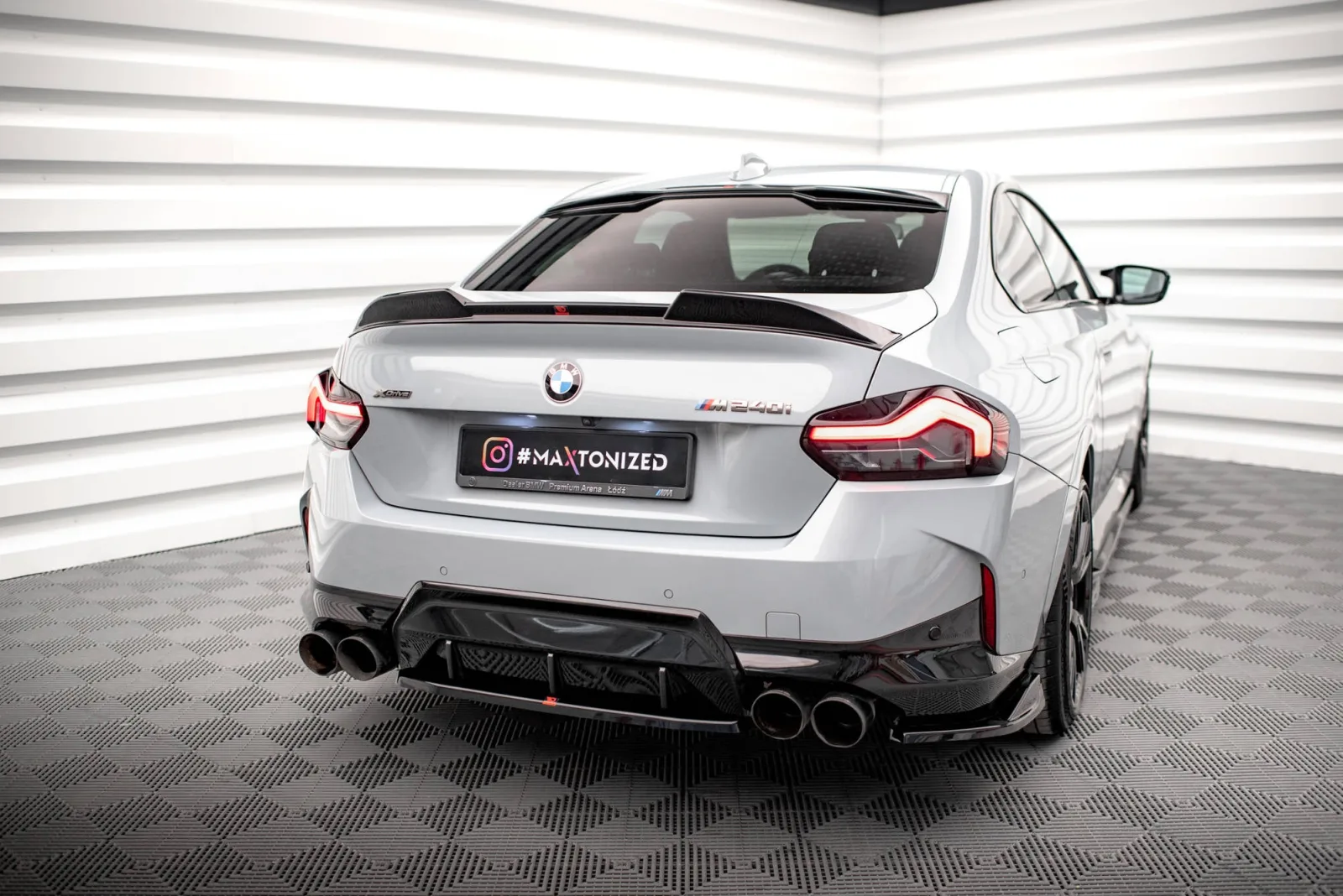 Rear Splitter compatible with BMW 2 Coupe M240i G42