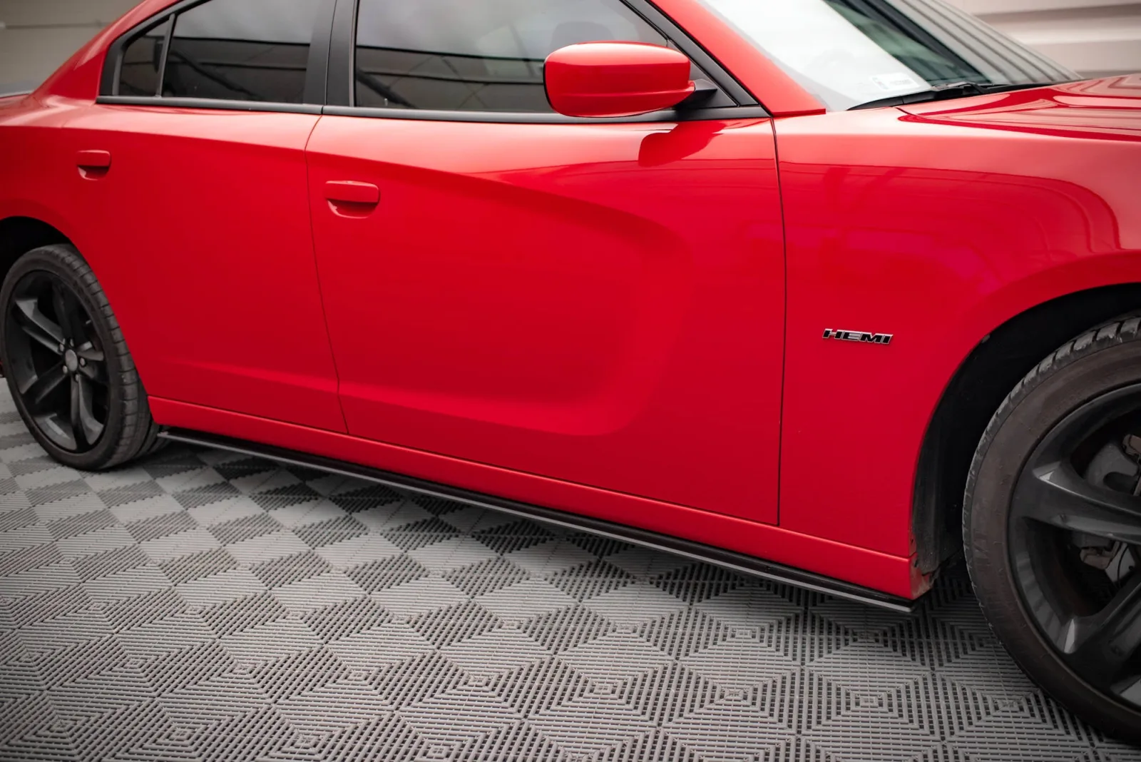 Side Skirts Diffusers Street Pro compatible with Dodge Charger RT Mk7 Facelift