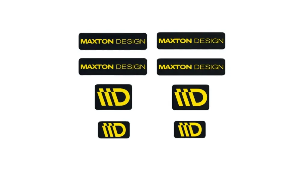 Maxton Design 3D Sticker Set - Crno-žuti