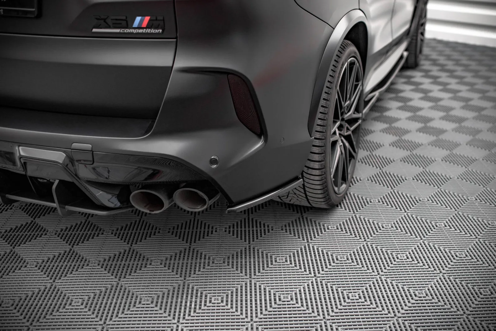 Rear Side Splitters compatible with BMW X5M F95 / F95 Facelift