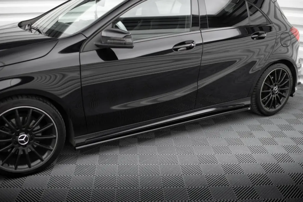 Side Skirts Diffusers compatible with Mercedes-Benz A AMG-Line W176 Facelif