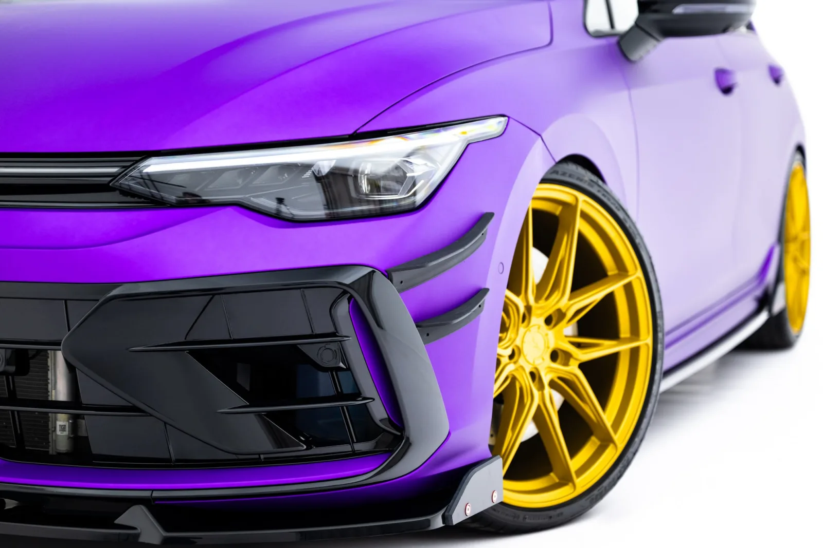 Canards compatible with Volkswagen Golf R Hatchback / Variant Mk8 Facelift