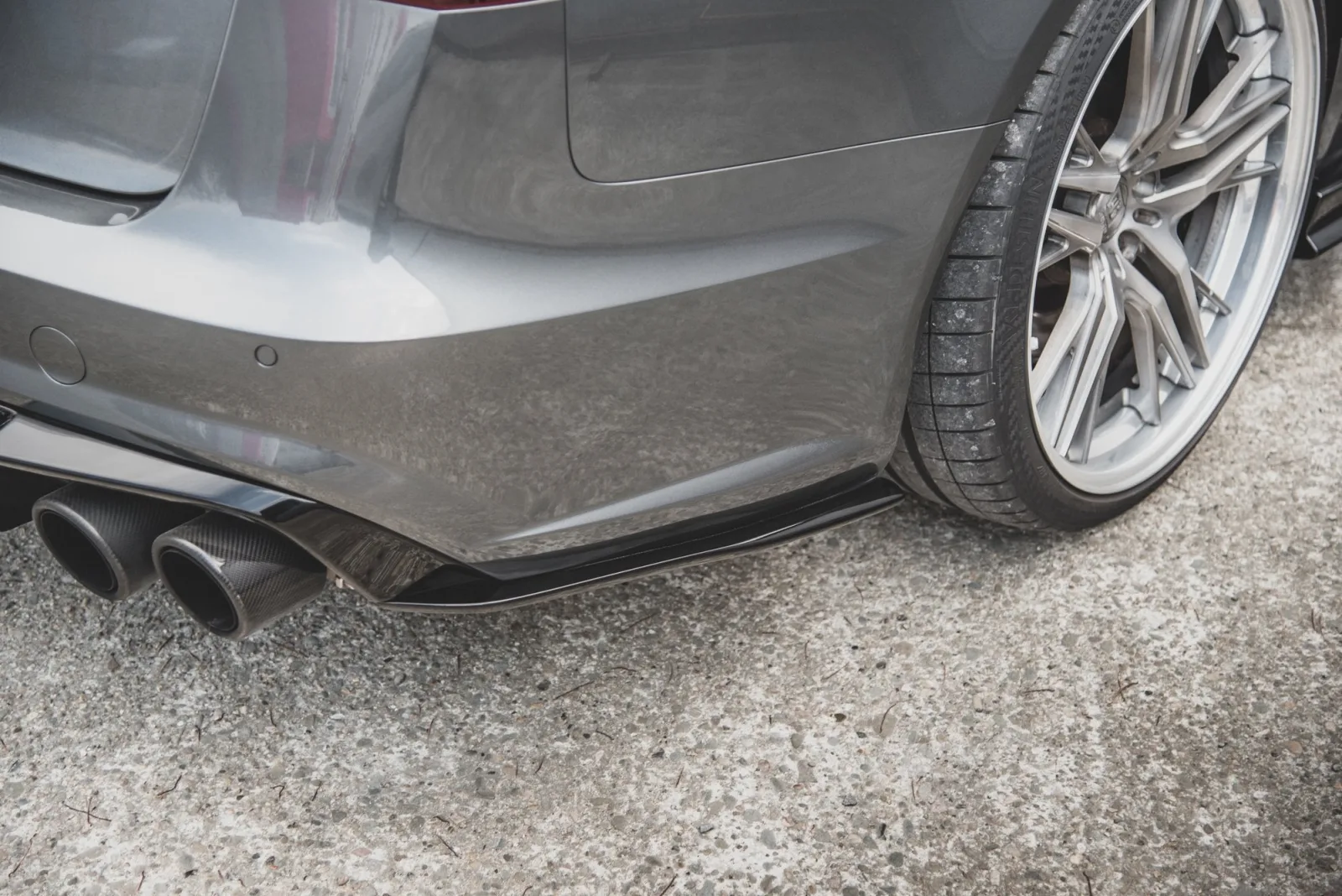Rear Side Splitters compatible with Audi A6 / A6 C7 S-line/ S6 C7 Facelift