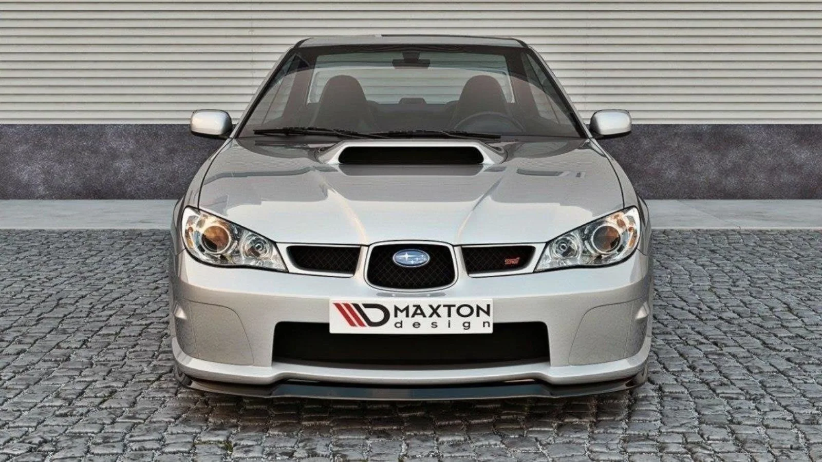 Front Splitter compatible with Subaru Impreza MK2 WRX STI (hawkeye)