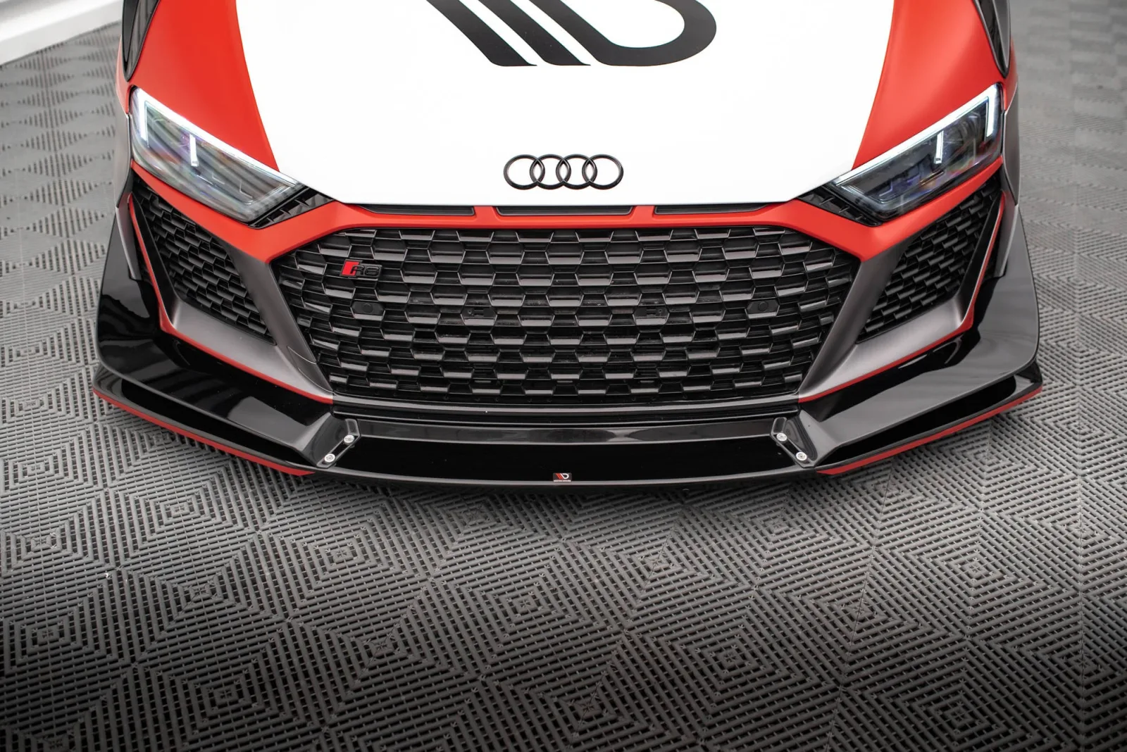 Front Splitter compatible with Audi R8 Mk2 Facelift