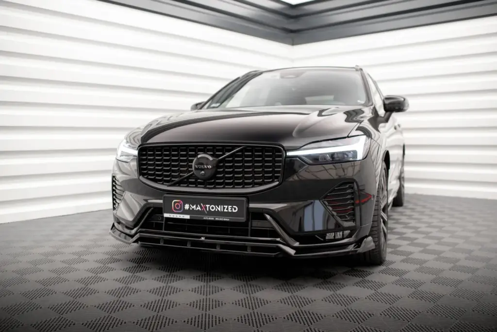 Front Splitter compatible with Volvo XC60 R-Design Mk2 Facelift