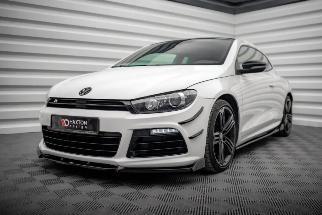 Front Splitter V.3 + Flaps compatible with Volkswagen Scirocco R Mk3