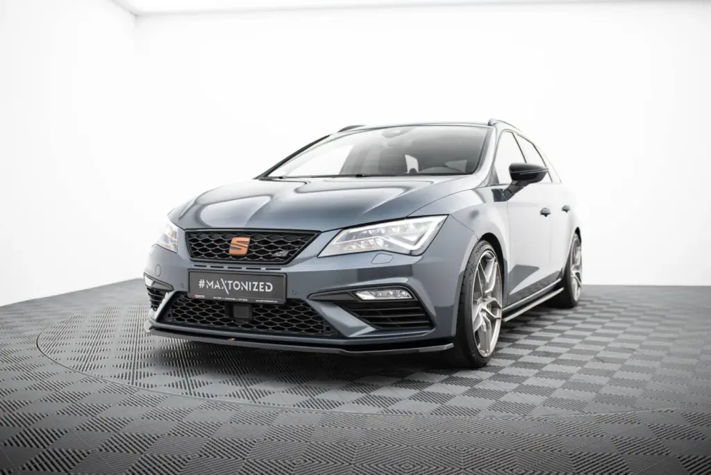 Front Splitter V.2 compatible with Seat Leon Cupra / FR Mk3 FL