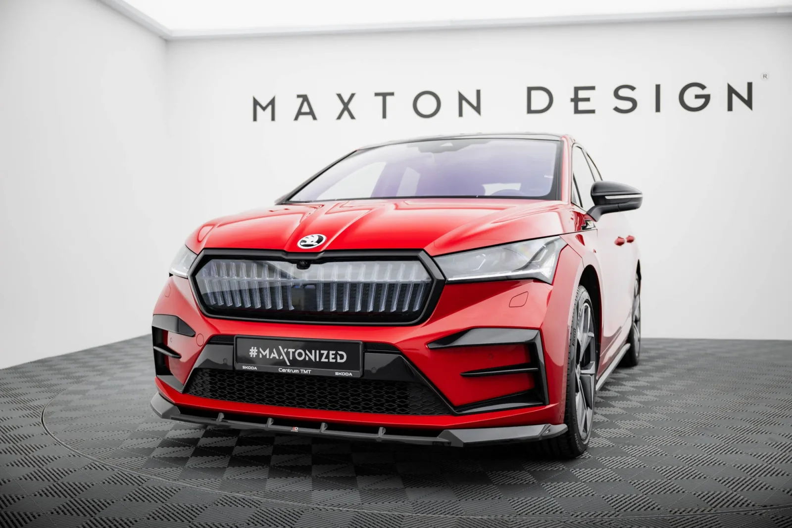 Front Splitter compatible with Skoda Enyaq Coupe iV RS