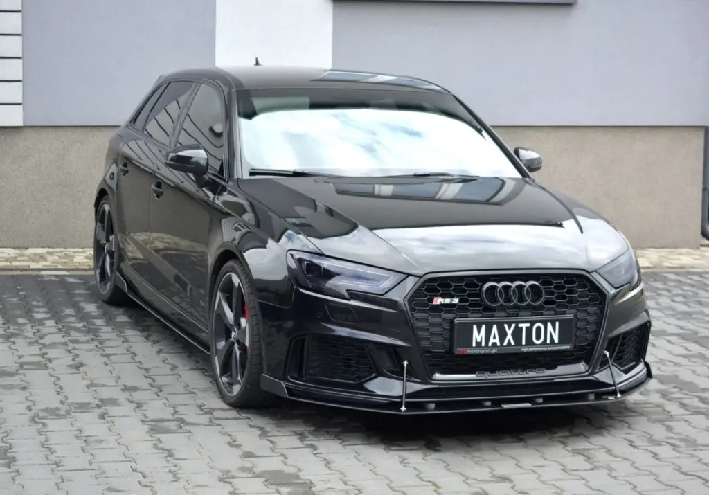 Front Splitter Racing V.2 compatible with Audi RS3 Sportback 8V Facelift