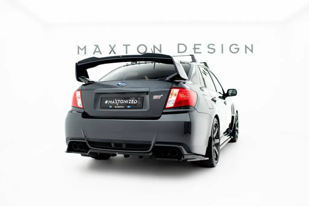 Rear Splitter (With Diffuser) compatible with Subaru Impreza WRX STI Mk3 Facelift