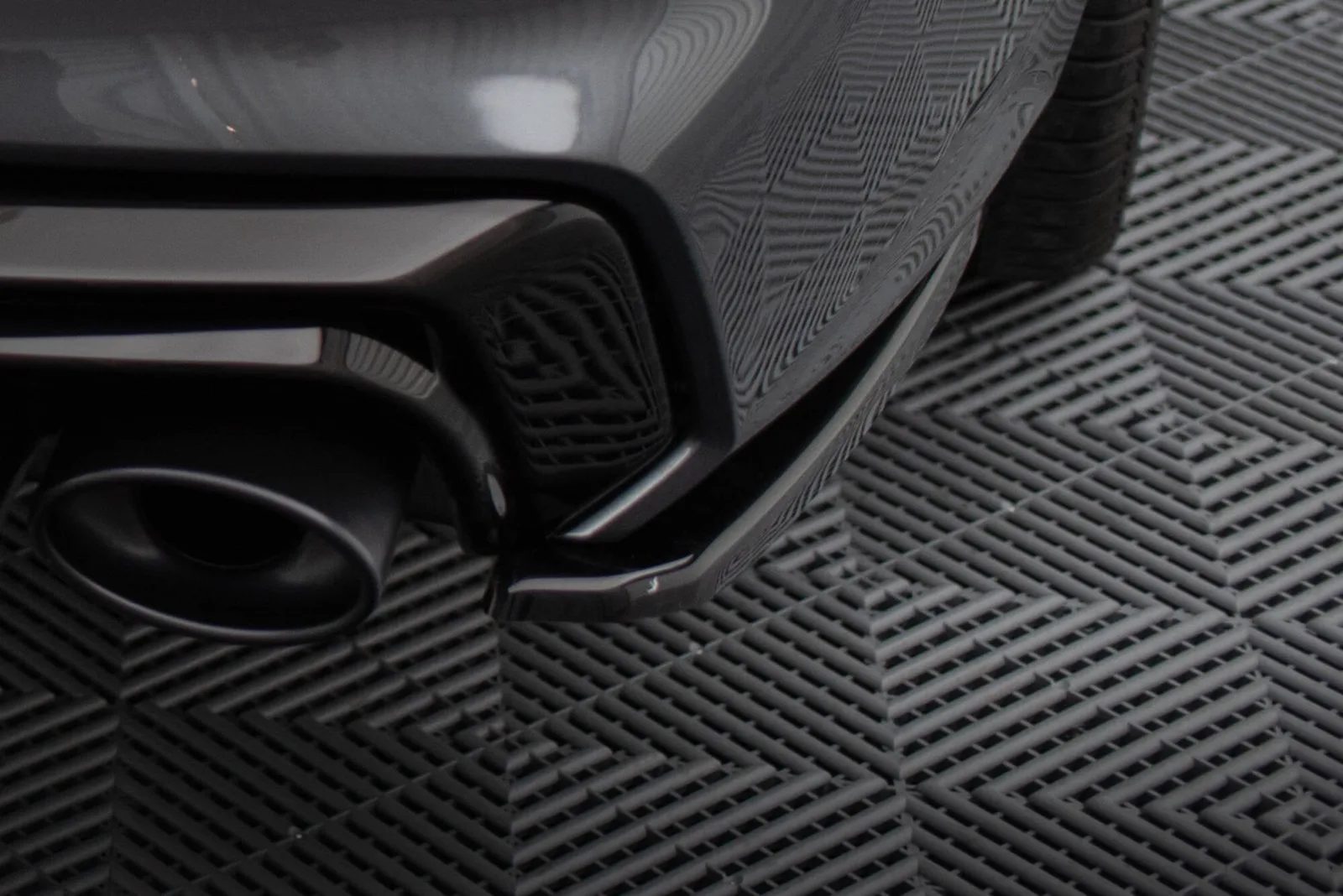 Rear Side Splitters compatible with Audi A7 S-Line C8 / S7 C8 / C8 Facelift / S7 Facelift