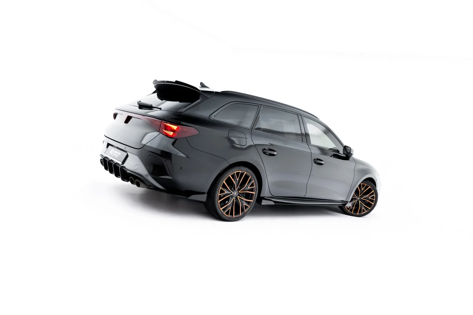 Side Skirts Diffusers Street Pro + Flaps compatible with Cupra Leon ST / Hatchback Aero Mk1 / Mk1 Facelift
