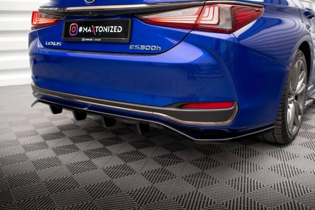 Rear Splitter (With Diffuser) compatible with Lexus ES F Sport Mk7