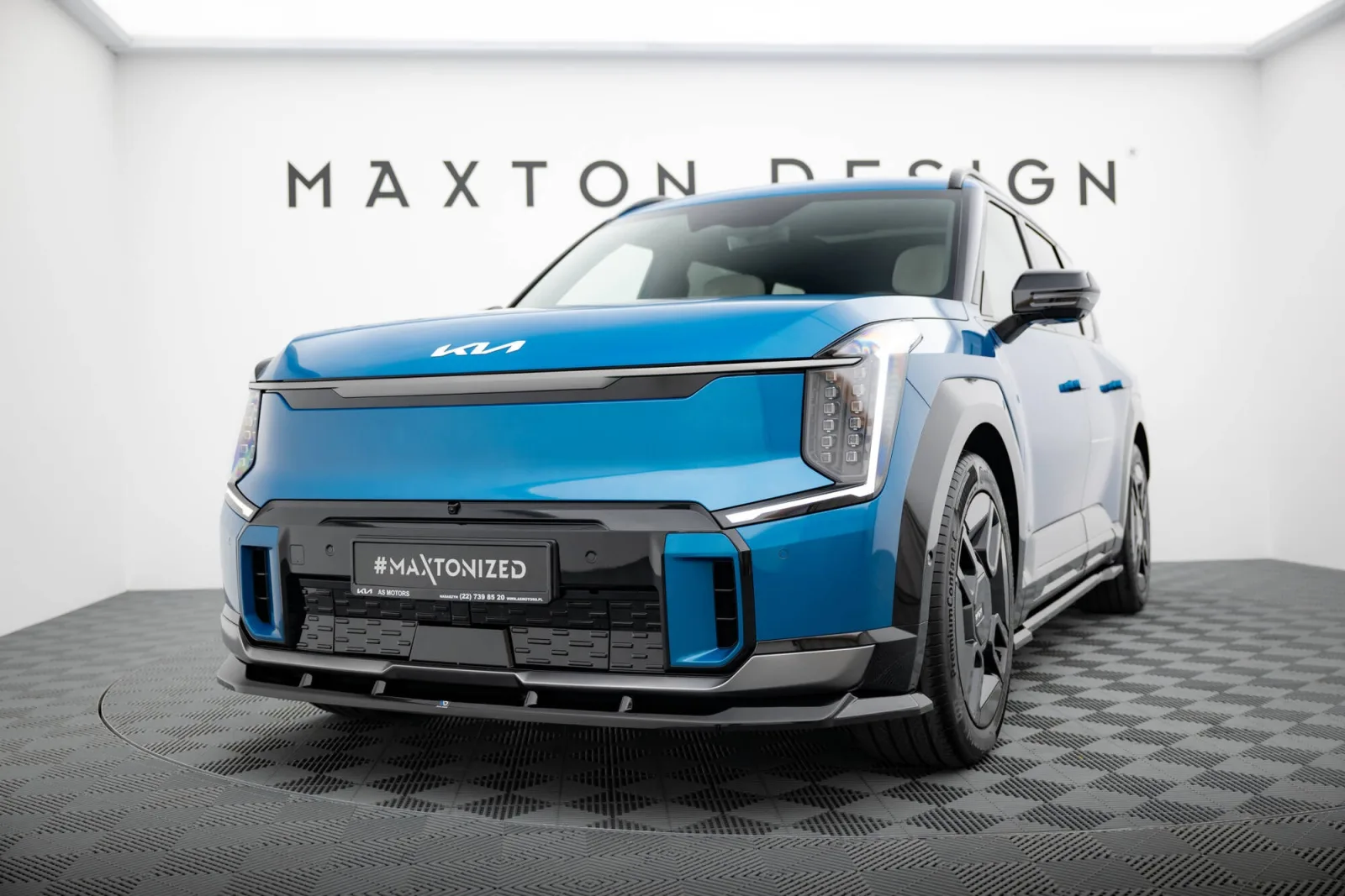 Front Splitter compatible with Kia EV9 GT-Line Mk1