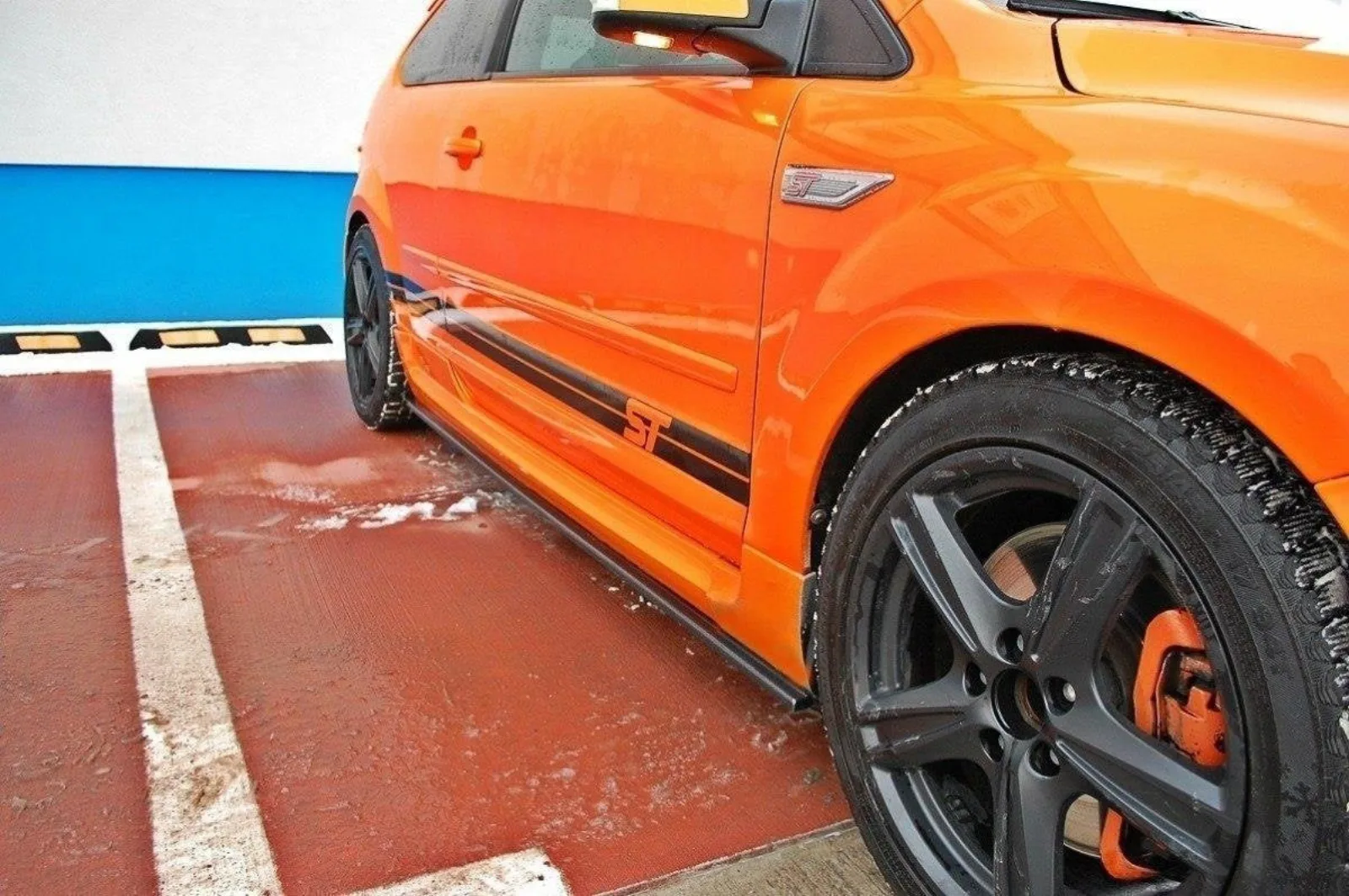 Side Skirts Diffusers compatible with Ford Focus ST MK2