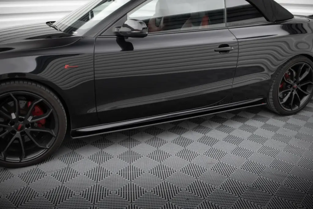 Side Skirts Diffusers Street Pro compatible with Audi A5 / A5 S-Line / S5 Coupe / Cabrio 8T / 8T Facelift