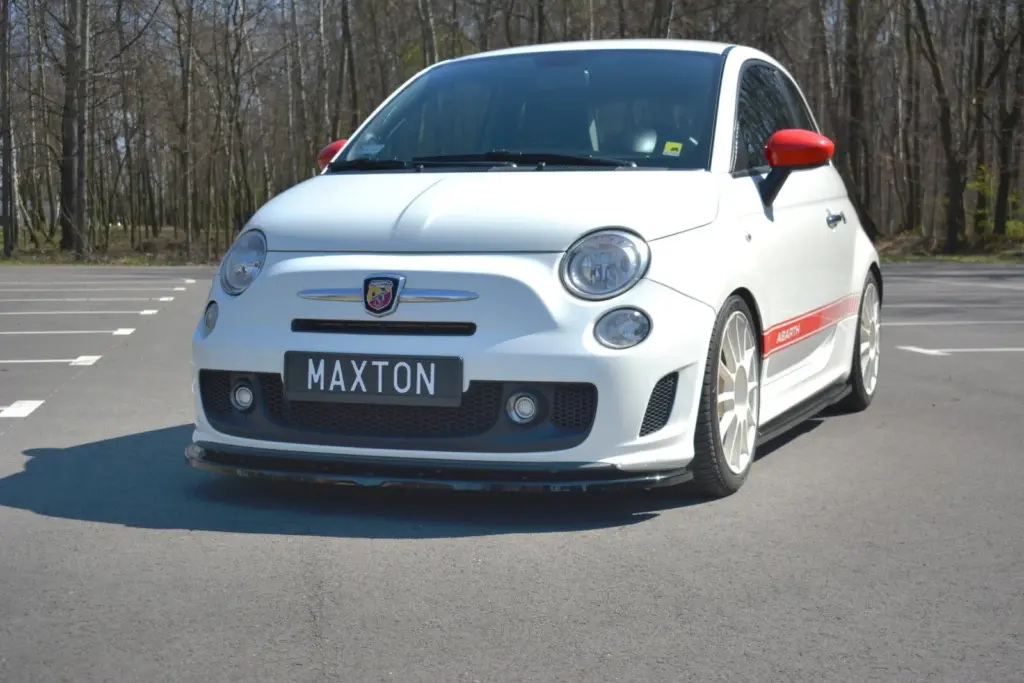 Front Splitter V.2 compatible with Abarth 500 Mk1