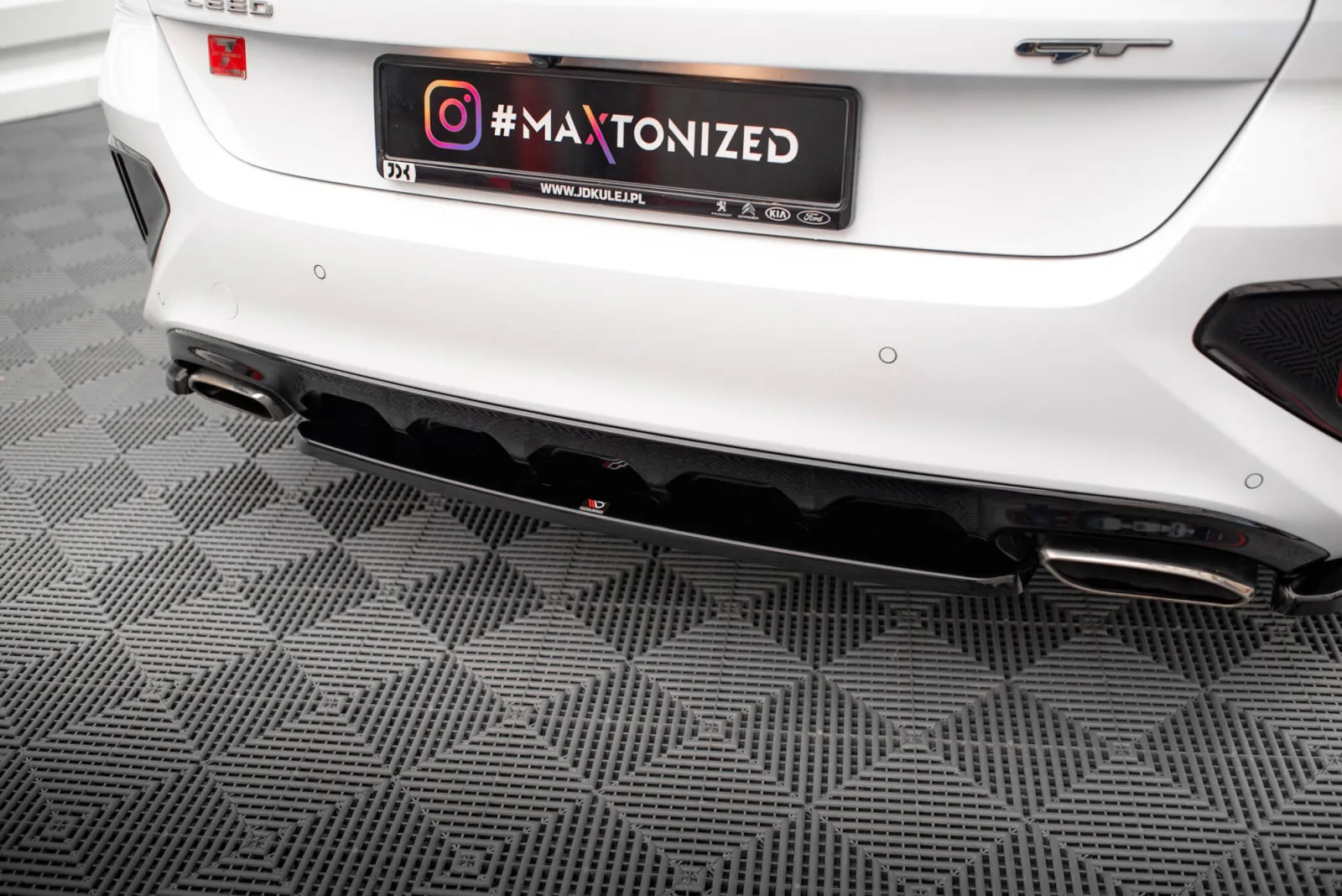 Rear Splitter compatible with Kia Ceed GT Mk3