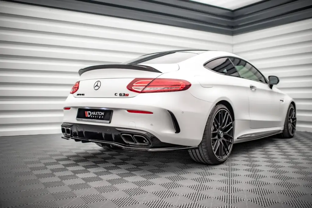 Rear Splitter (With Diffuser) compatible with Mercedes-AMG C 63AMG Coupe AMG Aero Pack C205 Facelift