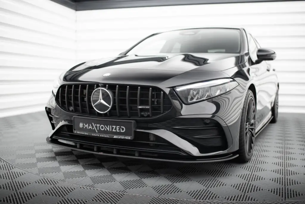 Front Splitter Street Pro compatible with Mercedes-AMG A35 W177 Facelift