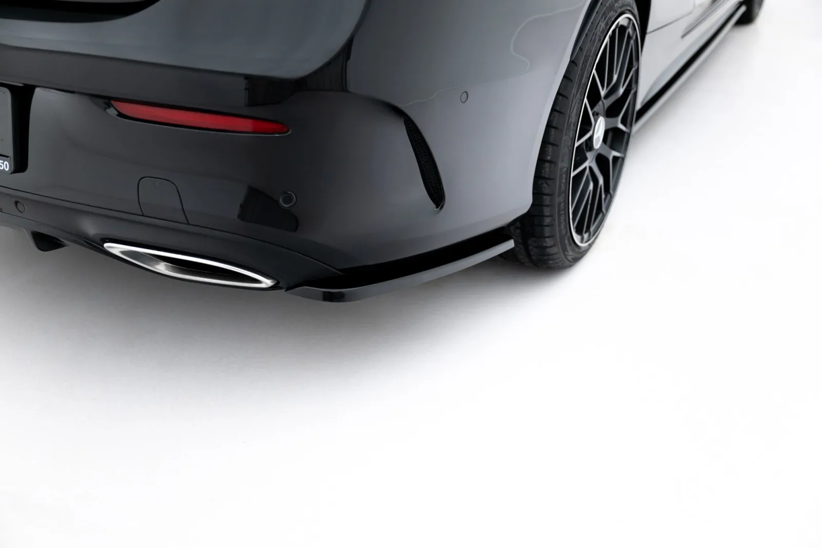 Rear Side Splitters compatible with Mercedes- Benz C Coupe AMG-Line C205