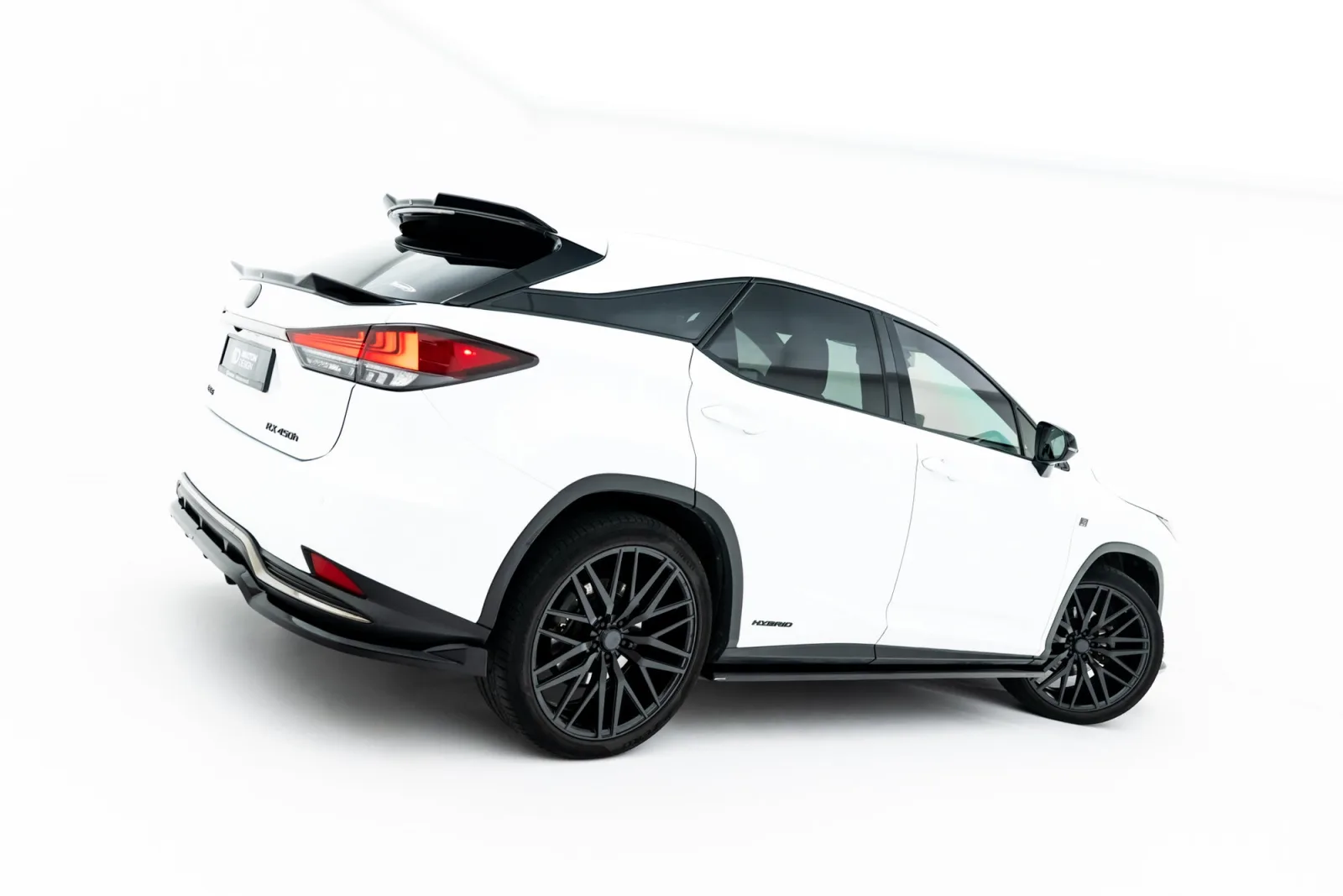Side Skirts Diffusers compatible with Lexus RX F-Sport Mk4 Facelift (Version without factory side steps)