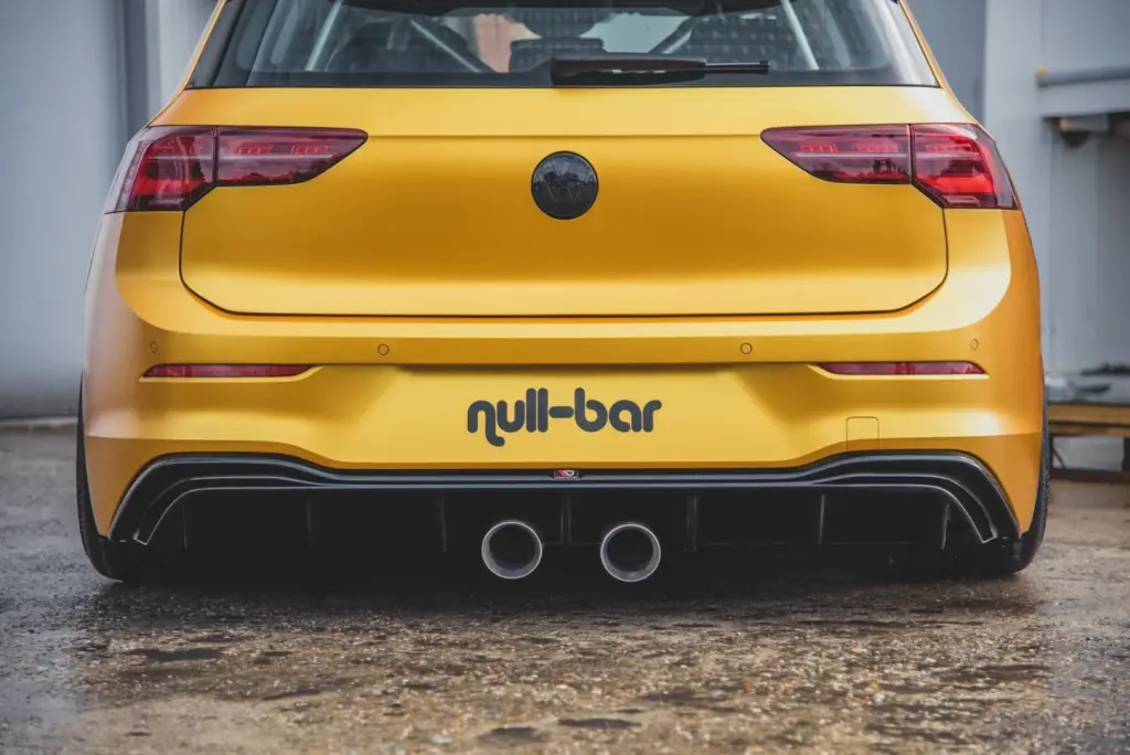 Rear Valance (R32 LOOK) with exhaust compatible with Volkswagen Golf Mk8