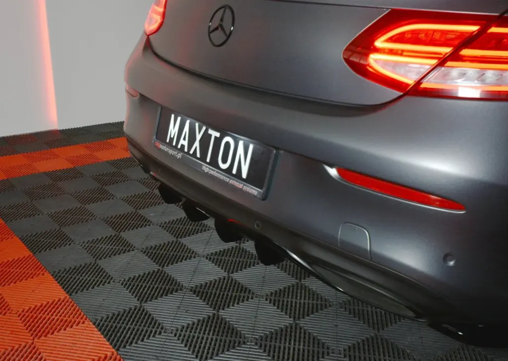 Rear Valance compatible with MERCEDES- BENZ C-CLASS W205 COUPE AMG-LINE