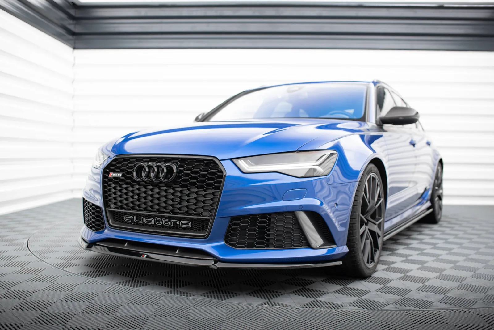 Front Splitter V.2 compatible with Audi RS6 C7 / C7 Facelift