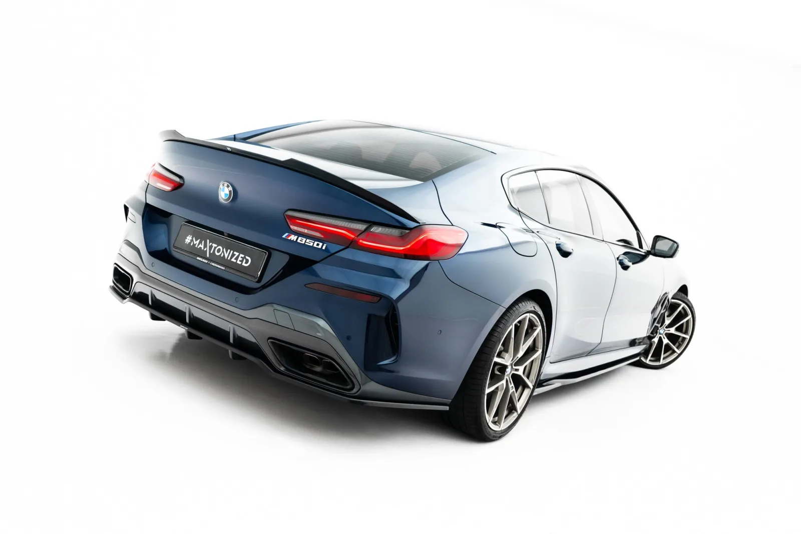 Rear Splitter (With Diffuser) compatible with BMW 8 Gran Coupe M-Pack G16
