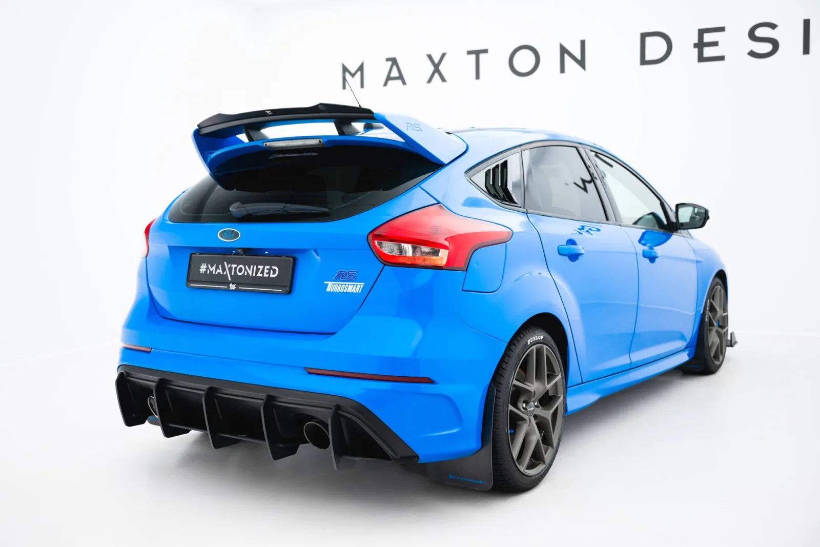 Rear Diffuser Street Pro V.2 compatible with Ford Focus RS Mk3 (Version USA)