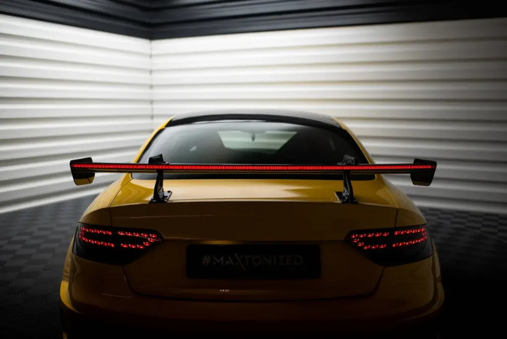 Carbon Spoiler With Top Mounts + LED compatible with Audi A5 Coupe 8T