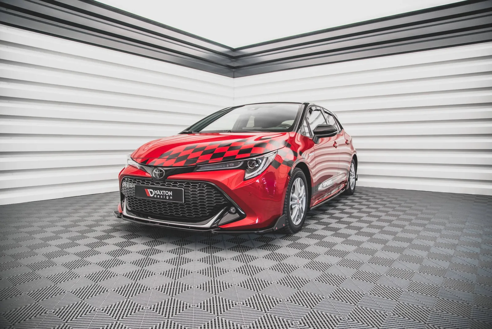 Front Splitter V.1 + Flaps compatible with Toyota Corolla GR Sport XII
